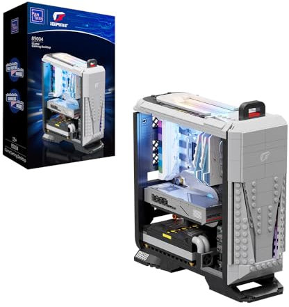 BRICKKK Technic Klemmbausteine Set - PC Desktop Computer Modellbausatz für Erwachsene, Kreatives Sammlermodell zum Bauen und Ausstellen für Zuhause oder Büro