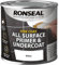 AMK® Ronseal One Coat All Surface Primer & Undercoat White 750ml Helps Paint Stick and Last Longer Creates Smooth Finish Ready for Top Coat in 2 Hours