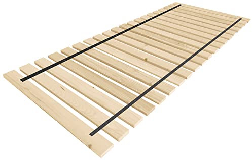 Lermowood Rollrost 120 x 200cm (20 Latten) - Extrem stabil, Massivholz - Lattenrost Bettrost Holzlatten Latten Rost