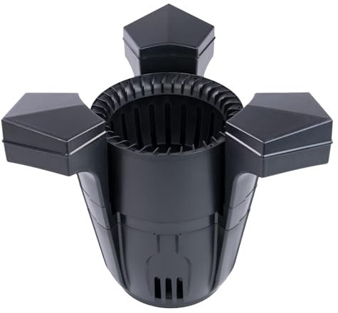 DOJOEUU Skimmer Flotante de succión, 2 en 1 para estanques con Bomba y Cable de alimentación de 10 m, Skimmer y clarificador, Limpiafondos automático para jardín, Piscina, Exterior(70W)