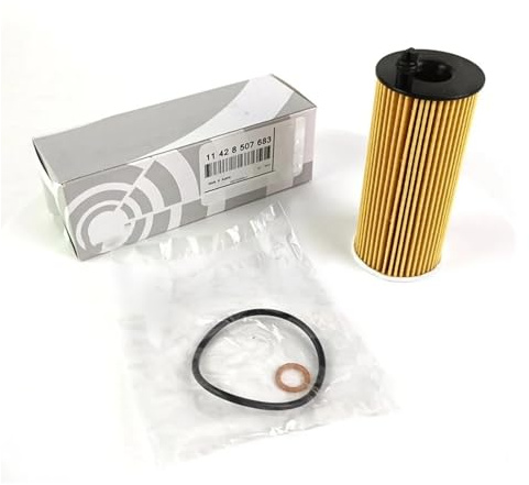 ANNBCDL 11428507683 Filtro de aceite de motor compatible N57 3.0L N47 2.0L X5 X3 328d 535d F06 F15 F21 F22 F34 F35 F80