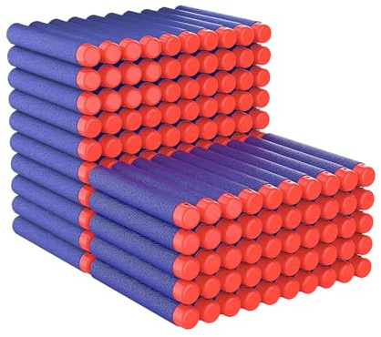 180 stycken för Nerf pilar darts, reservpilar skum ammunition, skumpilar för Nerf Elite 2.0 Blasters, refill dart tillbehör, party favorit (180 nerf)