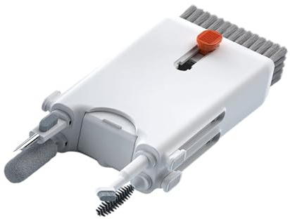Set di rimozione facile da usare Set di pulizia del telefono per la pulizia della tastiera Smartphone con spazzola morbida Punta in metallo 10 in 1 Pulitore tastiera