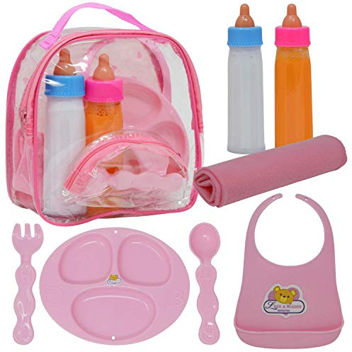 The New York Doll Collection Baby Doll Accessories, Doll Magic Bottles & Doll Feeding Set