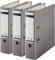 Leitz 1010 Qualitäts-Ordner Kunststoff breit mit patentierter 180º Präzisionsmechanik (3er Pack, 8 cm breit, grau)