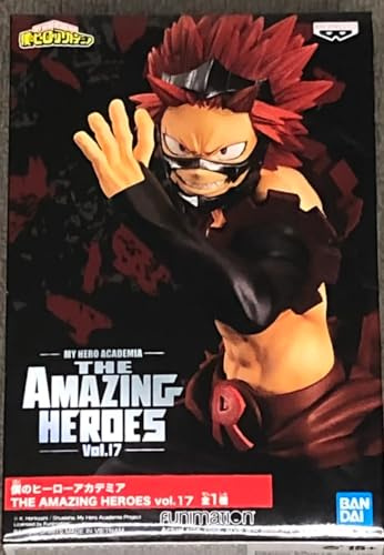 Bandai - Banpresto - My Hero Academia - Eijiro Kirishima - Figurine Collection The Amazing Heroes Vol.17 - Figurine Kirishima Collector Statuette 12cm - Licence Officielle My Hero Academia - BP18733P