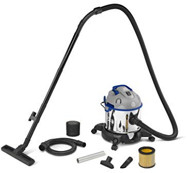 AR Blue Clean Aspirador multifunción 4 en 1 M20, Sólidos, Líquidos, Aspirador de Cenizas y función de soplador (1200 W, 20 l)