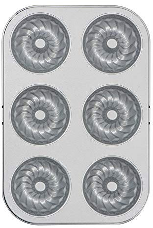 Decora 0070039 Stampo 6 Mini Kugelhopf Ø 7,5 Cm Antiaderente