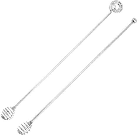 KXUSW 2 Stück Edelstahl Honiglöffel，Honigspender，Honig Löffel，Honiglöffel Edelstahl，Dessert Werkzeuge Für Hochzeiten, Geburtstage, Babypartys, Weihnachtsfeiern