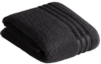 Vossen Badetuch Cult de Luxe 1153287900 Gr. Badetuch 100 x 150 cm in schwarz