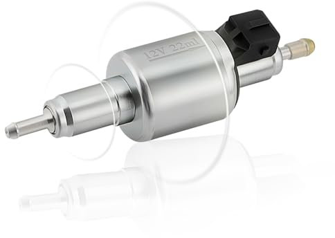 Abiemuce Pompa dosatrice per riscaldamento a pavimento, 12 V, 22 ml, per 2 – 5 – 8 KW, Webasto Eberspacher, riscaldamento olio, pompa del carburante con coperchio della pompa dell'olio, Parking Heater