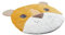 Sterntaler Spieldecke Löwe Leo – Wattierte Krabbeldecke aus samtig weichem Stoff – mit Knisterpapier und Quietsche - Activity Spielmatte Löwenkopf, geeignet für Spieltrapez, 100x100 cm, mattgelb