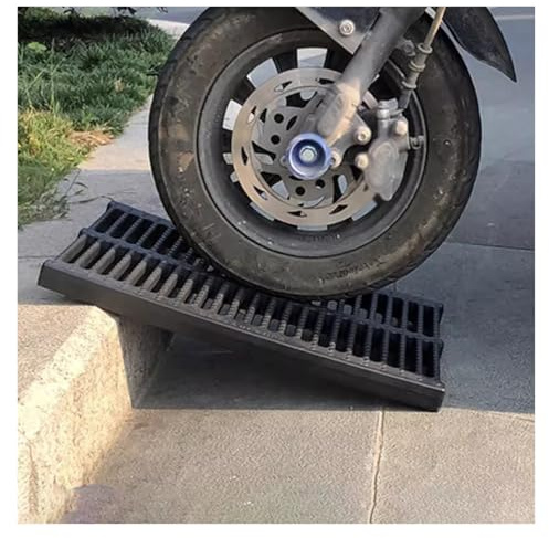 Large Rectangular Gutter Drain Grate Cover - Removable Thick Plastic Trench Drain Strainer for Foot Traffic, Landscape & Garden - 50x35x3cm (19.7x13.8x1.2in)