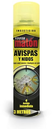 VINFERMATON – Insecticida Avispas y Avisperos Exterior Pack 400 ml | Spray Largo Alcance hasta 4 m | Acción Inmediata Profesional | 100 % MADE IN SPAIN