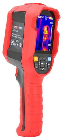 UNI-T UTi260B Appareil photo thermique 49152 pixels 256 x 192 IR Résolution portable infrarouge IP65 2 mètres Drop Durability Rechargeable