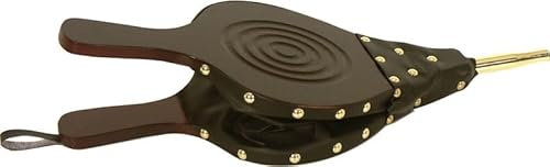 AUBRY GASPARD - Soufflet Bois et Polyuréthane - Accessoire Cheminée - L45 x H19 cm - Léger et Efficace - Idéal Attiser Feu avec Style - Poids 0,88 kg - Ambiance Chaleureuse