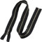 Aerzetix - C61587 - Cerniera Lampo N°4 separabile 60cm in Metallo - Colore: Nero - tiretto cursore Jeans Gilet pelletteria Cucito Abbigliamento Pantaloni merceria