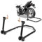 Gimisgu Motorradheber, Motorradheber Motorrad Hinten zum Aufbocken, Aufbockvorrichtung, breitenverstellbar, Wartungs-/Montagearbeiten für Motorräder bis 300 kg (Schwarz)