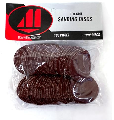Master Sanding Disc 1.5inch for Bevel Sander - Pack of 100 120 Grit