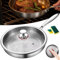 Titanium Hammered Pan Pro with Lid, GehäMmerte Titanpfanne Pro Mit Deckel, Titan Pfanne, Bratpfanne Wabenstruktur, Geeignet FüR Induktion & Alle Herdarten & Backofen SpüLmaschinenfest (30cm)