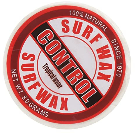 Sonew Bärbar Antislip Skateboardvax med Vaxkam för Surfbrädor - Kallt Vatten Paraffin Basvax för Surfbrädtillbehör - Kompakt Storlek och Lätt Att Bära (Varmvattenvax)