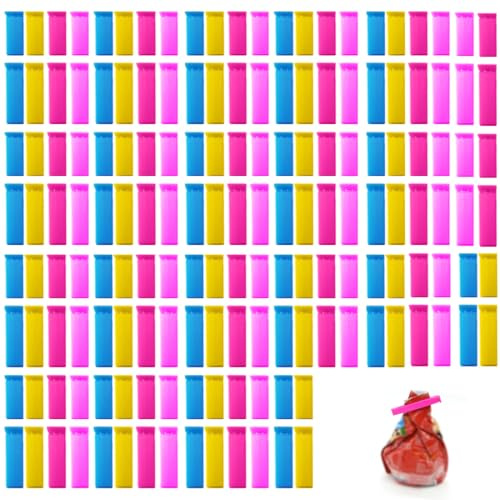JUGUTA Juego de Pinzas para Bolsas de Alimentos - 6 y 11 cm Multicolor - Cierres Reutilizables para Cocina, Café y Caramelos - Herméticos y Fáciles de Usar