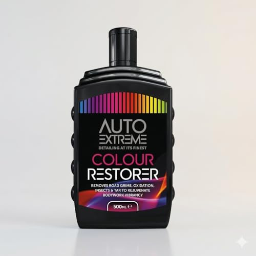 Auto Colour Restorer Cream Cleaner - Car Care Detailing Polish - Rejuvenates Car Van Bodywork - Tar, Bug Grime, Oxidation, Insect & Bug Remover - 500ml