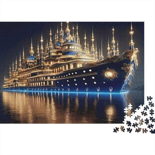 Cruise Ship 1000 Piece Jigsaw Puzzle Paper Adult Night Lights Relaxing nan