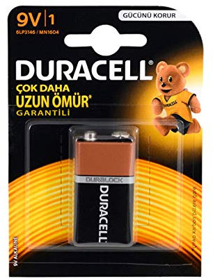 Duracell Ultra MN1604 Alkaline 9 V Battery
