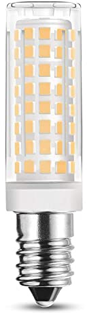 E14 Lampadina LED Dimmerabile 10W 104LED Perline 1000LM 2835SMD Lampadine a LED per mais 220V senza sfarfallio, angolo del fascio 360° per lampadari a LED Illuminazione domestica,Warm white,10 Pack