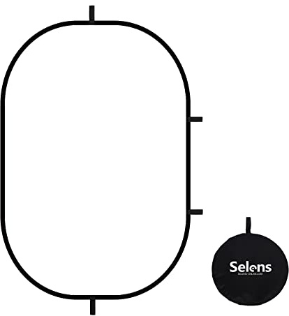 Selens Oval Light Reflector Diffuser, 47x70.8inch/120x180cm