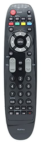 Télécommande de rechange RL67H-8 pour TV Changhong LED40D1050 LED40D1050DV LED32C2000H LED32D2200H LED55C5000 LED29A6500S LED32C2100DV LED32C2100S LED32C2200S 0H LED 32. D1000 LED32D2200 LED32E2000