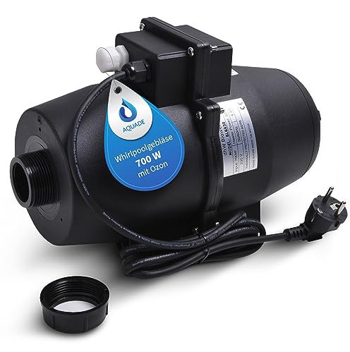 AQUADE Whirlpoolluftgebläse 700W+ Heizung 300W+ Ozon - Gebläse für Whirlpool Badewannen - Luftgebläse Outdoor Whirlpool-Badewanne - Gebläsepumpe ermöglicht eine bakterizide Reinigung mit Ozon