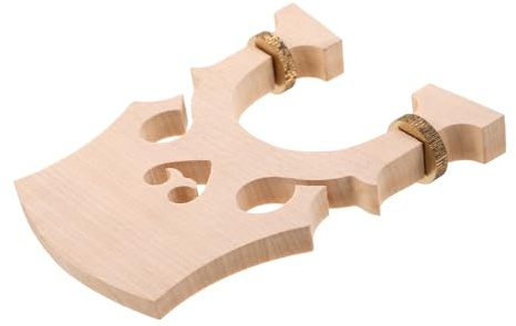 Vaguelly Ponte per Violoncello in Legno d Acero Regolabile per Violoncello 3/4 Opzioni Piede Basso e Alto Design per Studenti e Principianti