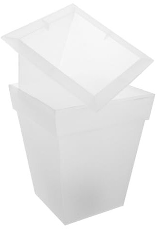 CIMAXIC Fioriera Luminosa Da Giardino Solare Vaso Da Decorativo Luce Per Piante Vaso Plastica Alimentato a Solare e Balconi