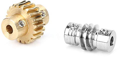 ZAWELIYO 20:1 Snäckhjul med Hög Torsion Av Brons Metallaxel för Industrirobotar Hållbara Reservdelar