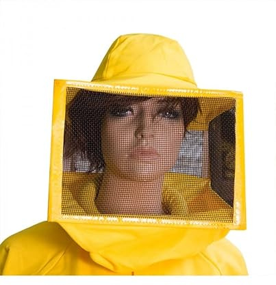 Maschera Quadrata per Apicoltura con Elastico per Collo a salsicciotto