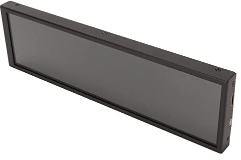 8,8 Tum Sidomonitor, 480x 1920 IPS Touch Screen Monitor 170 Degree Bredvinkel Plug and Spela Portabel Extern Expansion Display Datormonit med HDMI och USB-port för RasPi