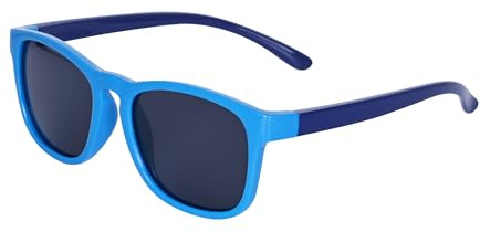 JoXiGo Sunglasses Kids Boys Girls age 3-12 Polarized UV 400 Protection + Glasses Pouch + Eyewear Grip