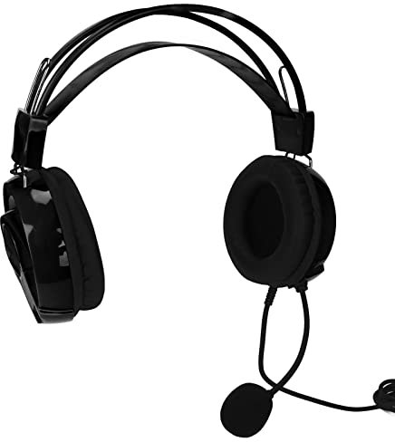Auriculares para Juegos, Resistentes, Duraderas, Potentes, con Sonido, para Juegos de PC, Ajustables, Cómodas para Juegos (Black)