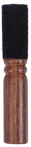 VICASKY Tibetischer Klangschalenschlägel Handgefertigter Sheepskin Stick Aus Pfirsichholz Mit Lederumwicklung Für Meditation Yoga Und Klangschalen