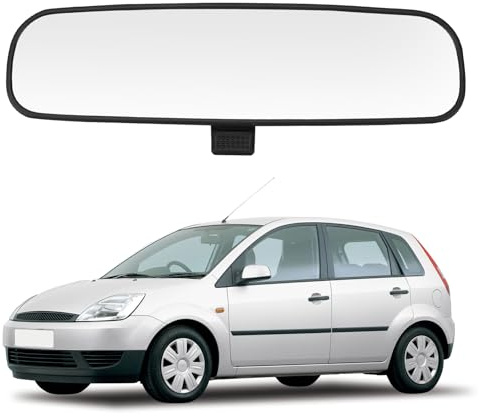 Specchietto Retrovisore Interno Sostituzione per Ford Fiesta MK5 2003-2008 / Focus MK1 1998-2005 / Mondeo MK3 2001-2007, Specchietto Retrovisore Auto Interno in Vetro, 4982463, 1070225, 4027219
