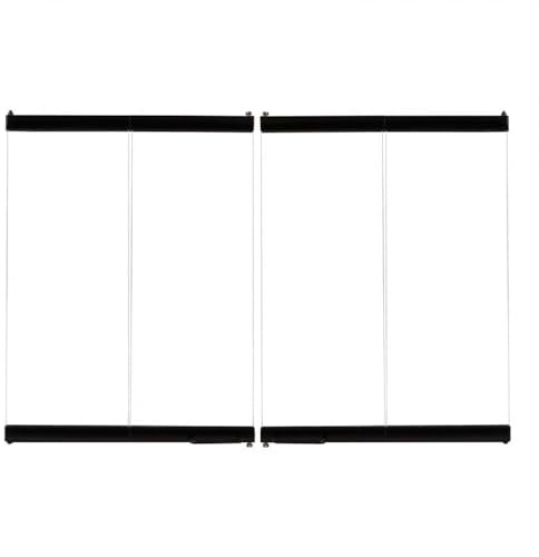 Superior Fireplaces BD50 Black Bi-Fold Glass Doors for Fireplace, 50-Inch Fireplace Door Cover Accessory, Glass Fire Place Doors for WRT4550 and WRE4550 Wood-Burning Fireplaces
