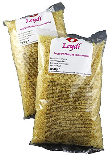 Leydi PREMIUM Heisswax Honig 3Kg, Brazilian Waxing, Profi Produkt zur Haarentfernung mit Heisswachs