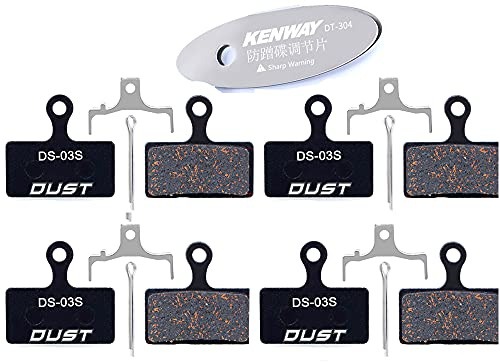 CYCEARTH 4 Pairs Pastiglie dei Freni A Disco della Bici della Bicicletta per Shimano XT Br-M8000 M785 XTR M9000 M9020 M987 M988 M985 SLX m7000 M675 Deore M615 RS785 CX75 R515 R315 Alfine S700