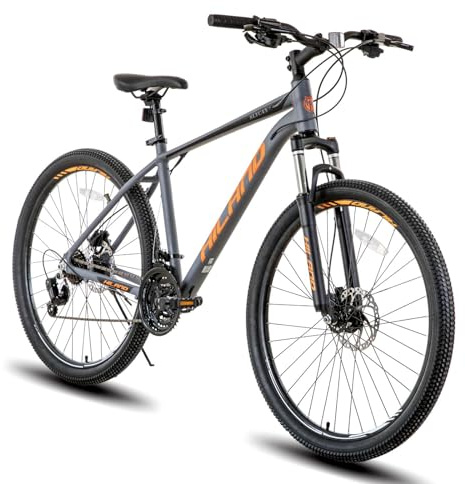 HH HILAND 27.5 inch Mountain Bike 21 Speeds, Lock-Out Suspension Fork, Aluminum 18 inch Frame Hydraulic Disc-Brake for Men Women Mens MTB Bicycle Adlut Bike
