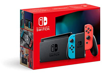 Nintendo Switch Konsole Neon-Rot/Neon-Blau (Neue Edition)