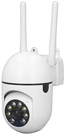 LUCKDANO Telecamera di Sicurezza con Lampadina USB, Telecamera di Sorveglianza Esterna WiFi HD 1080P con Rotazione a 360° con Visione Notturna, Riempimento di Luce Intelligente