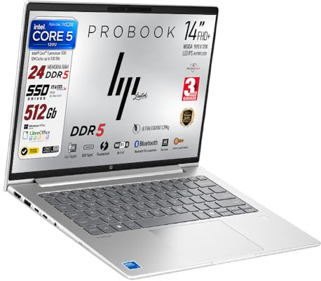 HP Notebook Portatile Intel Core 5 120U 10Core