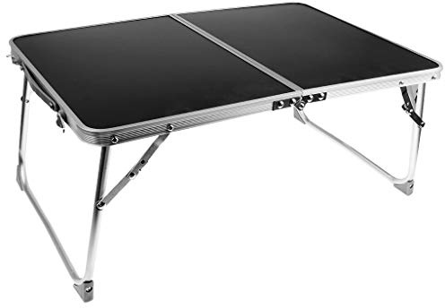 LZVMLNQI Folding Camping Table Portable Picnic Outdoor Garden BBQ Dining Desk Black